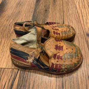 Vintage handmade baby shoes